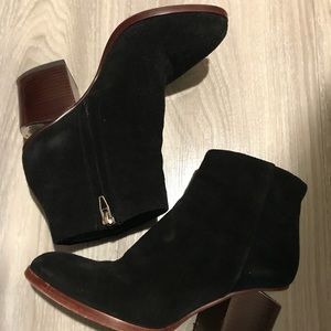 Alexander Wang Gabi Black Suede Booties